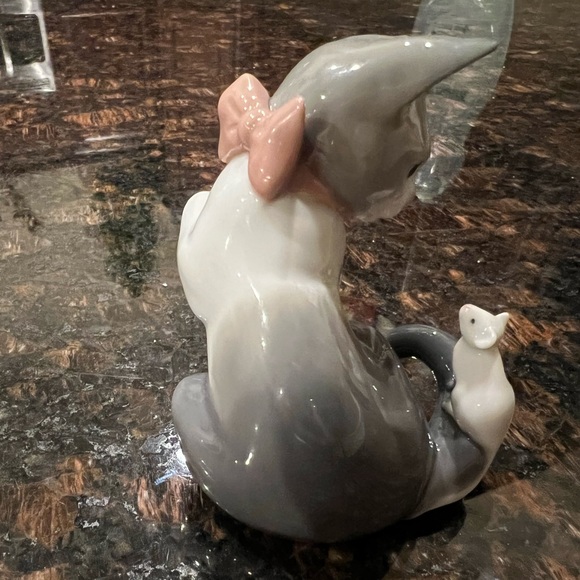 Lladro Cat and Mouse Figurine perfect condition no box - Picture 3 of 4